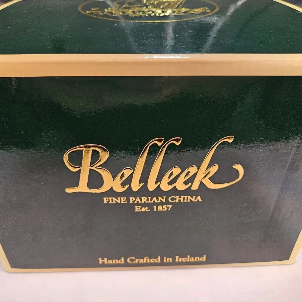 Lot of 4 Belleek Ireland Porcelain Coffee/Tea Mugs - NIB - GIFTABLE